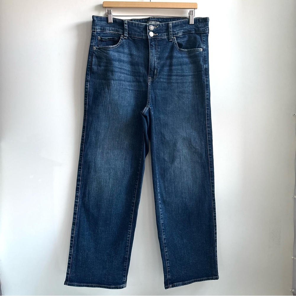 Torrid Feel The Fit Straight Leg Blue Denim Jeans Size 14S